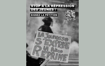 Stop à la répression des jeunes : l’école n’est pas un champ de bataille